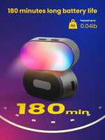 תאורת LED מגנטית קומפקטית לצילום פנים ומוצרים