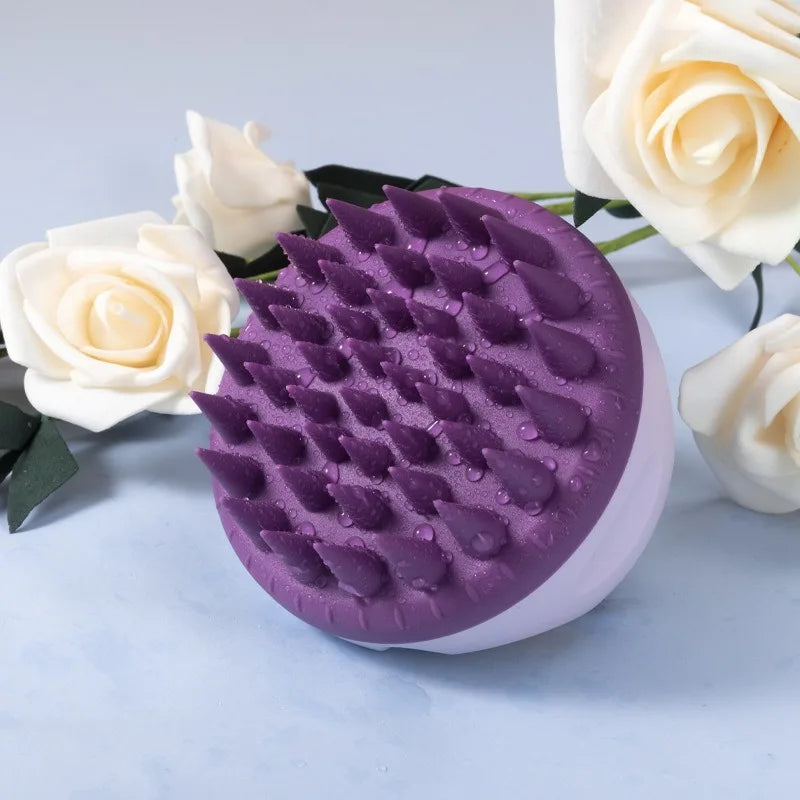מברשת סיליקון לעיסוי קרקפת ולשטיפת שיער SPA